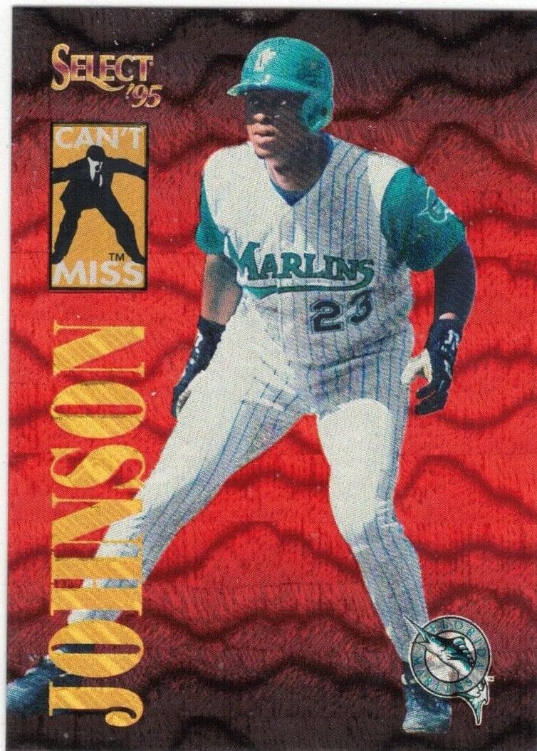 Charles Johnson 1995 panini Select