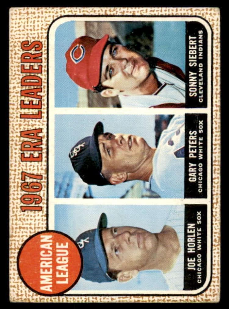 American League 1967 ERA Leaders (Joe Horlen / Gary Peters / Sonny Siebert) #8