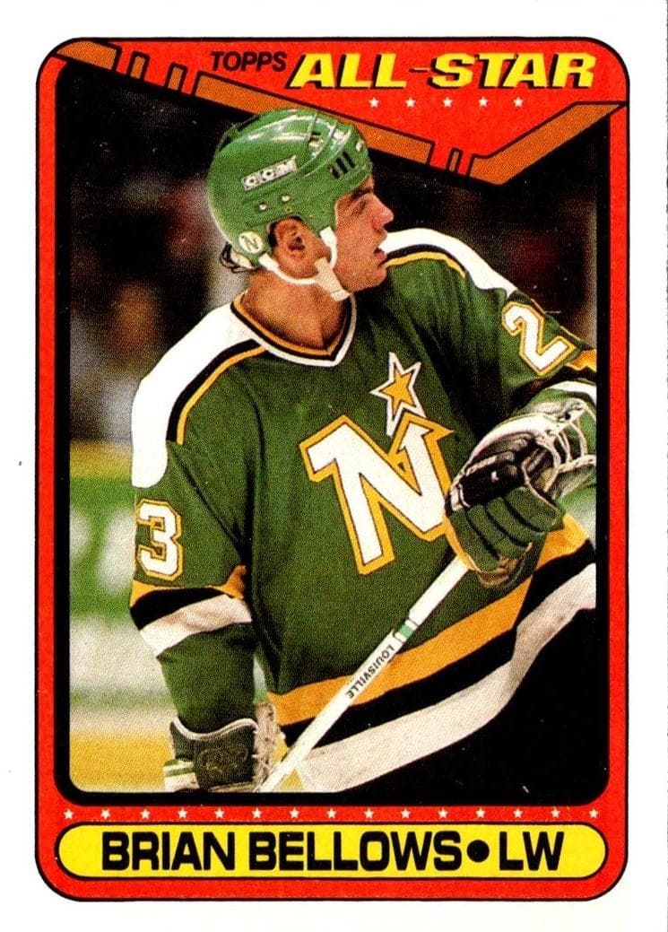 Brian Bellows 1990 topps Topps