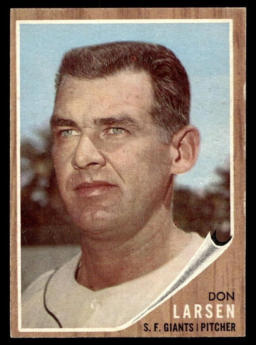Don Larsen 1962 topps Topps