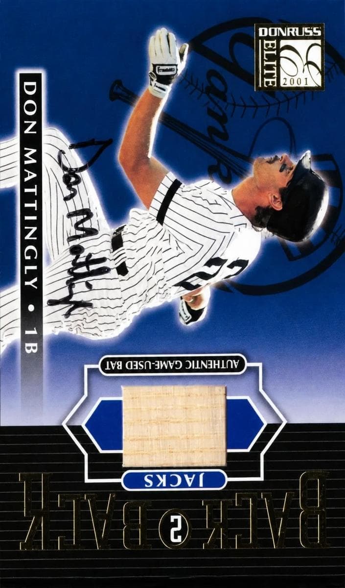 Don Mattingly 2001 panini