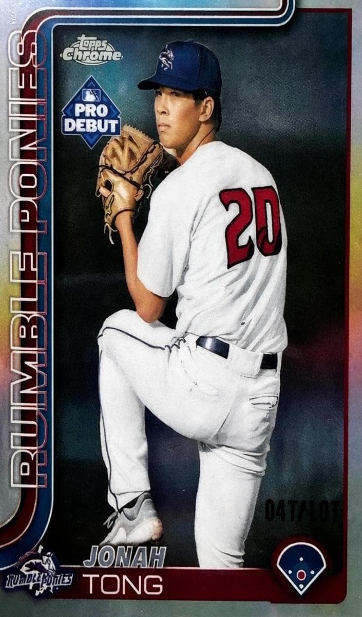 Jonah Tong 2025 topps Topps Pro Debut