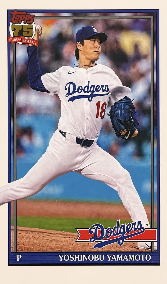 Yoshinobu Yamamoto 2026 topps Topps