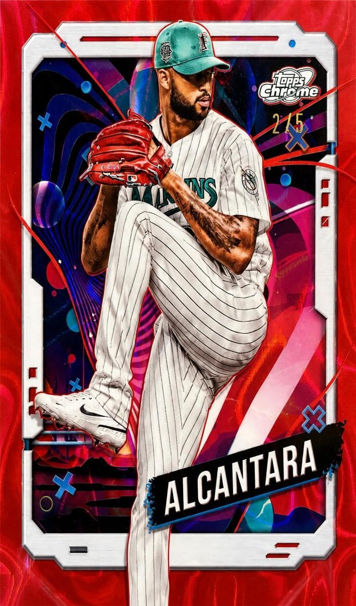 Sandy Alcantara 2024 topps Topps Cosmic Chrome