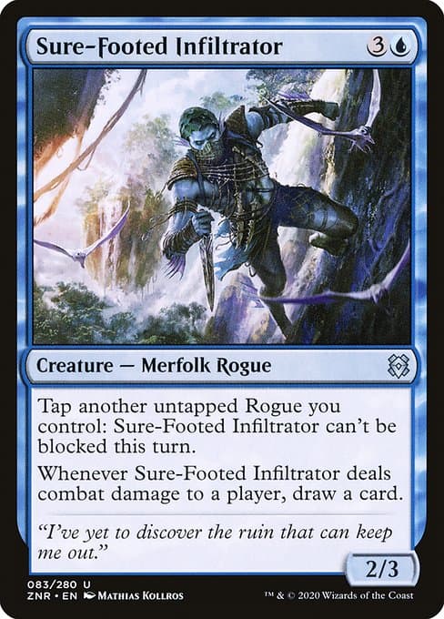 Sure-Footed Infiltrator 2020 Magic: The Gathering Zendikar Rising