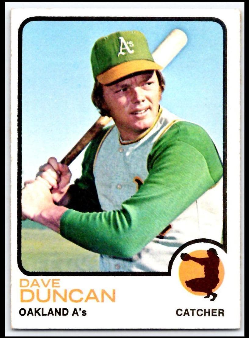 Dave Duncan 1973 topps Topps