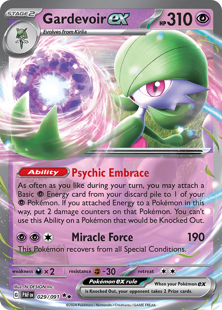 Gardevoir ex 2024 Pokemon