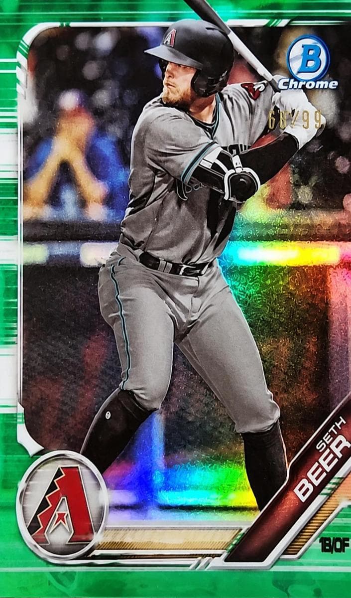 Seth Beer 2019 bowman Bowman Draft Sapphire Edition