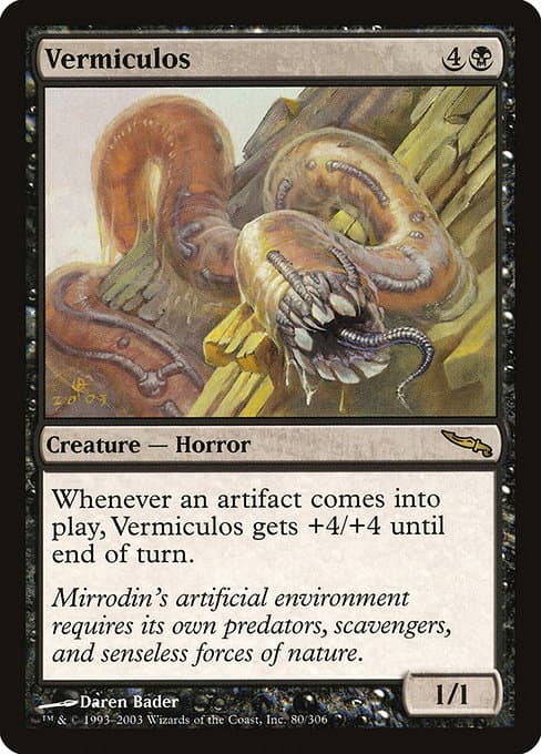 Vermiculos 2003 Magic: The Gathering Mirrodin