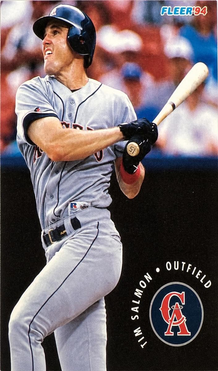 Tim Salmon 1994 fleer Sunoco