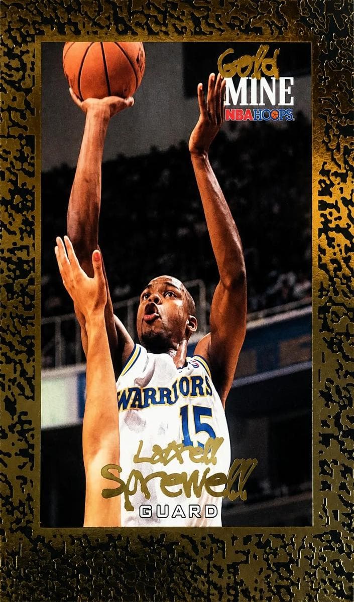Latrell Sprewell 1994 panini Hoops