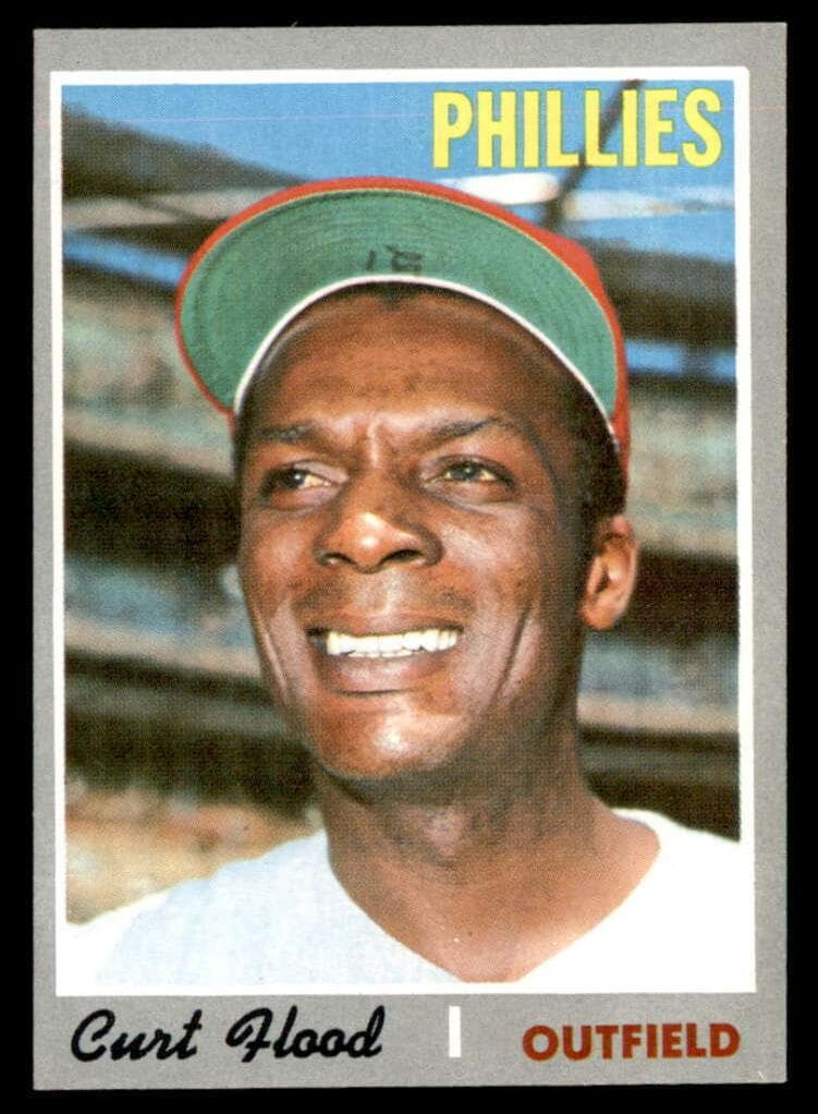 Curt Flood 1970 topps Topps