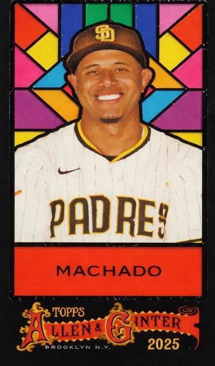 Manny Machado 2025 topps Topps Allen & Ginter X