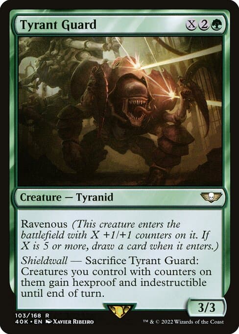 Tyrant Guard 2022 Magic: The Gathering Warhammer 40,000