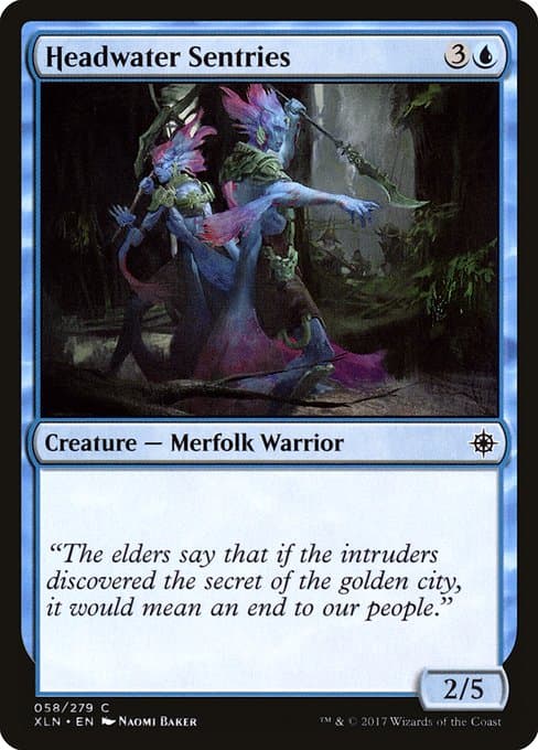 Headwater Sentries 2017 Magic: The Gathering Ixalan