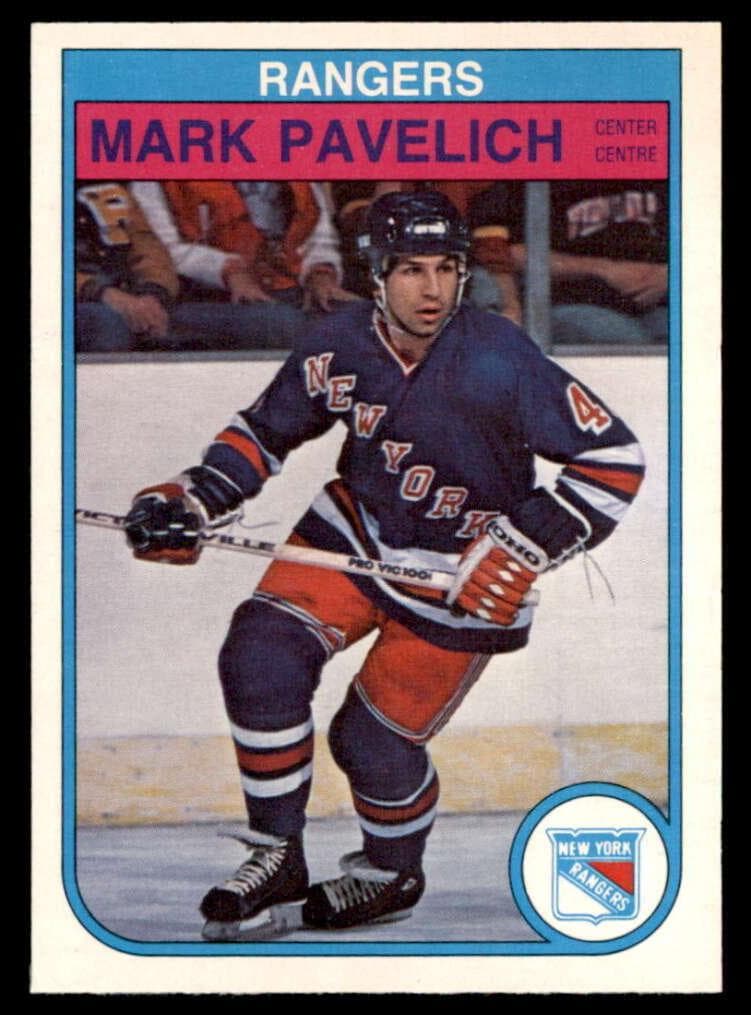 Mark Pavelich trading card