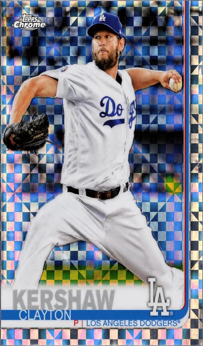 Clayton Kershaw 2019 topps Topps Chrome