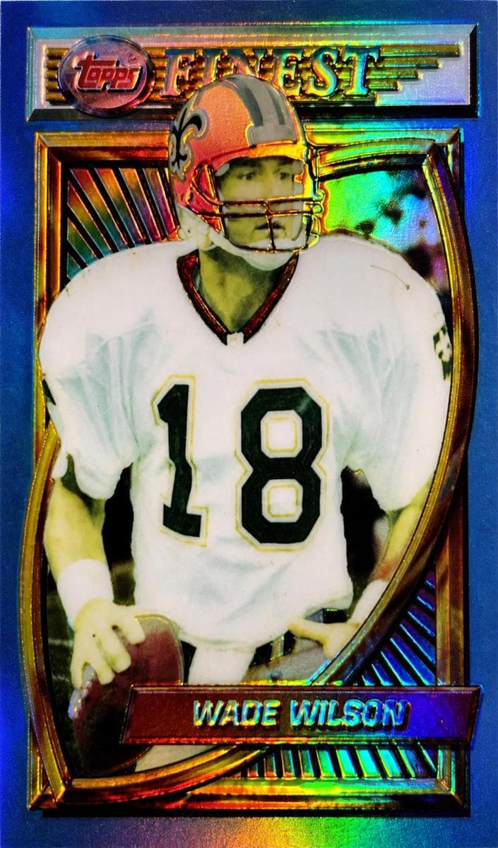 Wade Wilson 1994 topps Finest Football Refractor