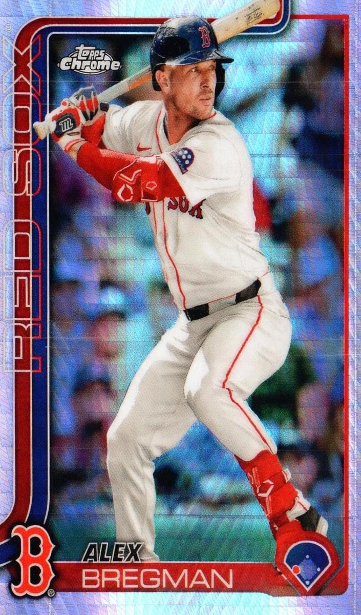 Alex Bregman 2025 topps Topps Chrome Sapphire