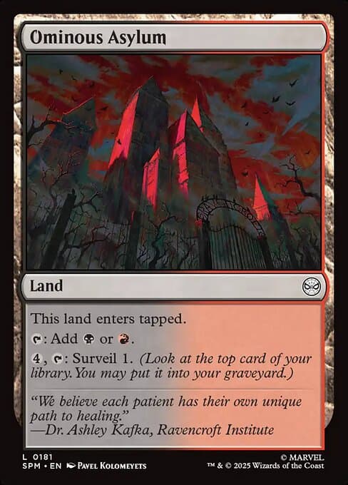 Ominous Asylum 2025 Magic: The Gathering Marvel Spider-Man