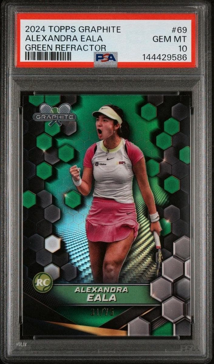 Alexandra Eala 2024 Topps Graphite rookie card
