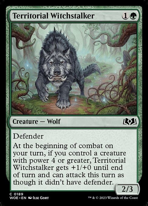 Territorial Witchstalker 2023 Magic: The Gathering Wilds of Eldraine