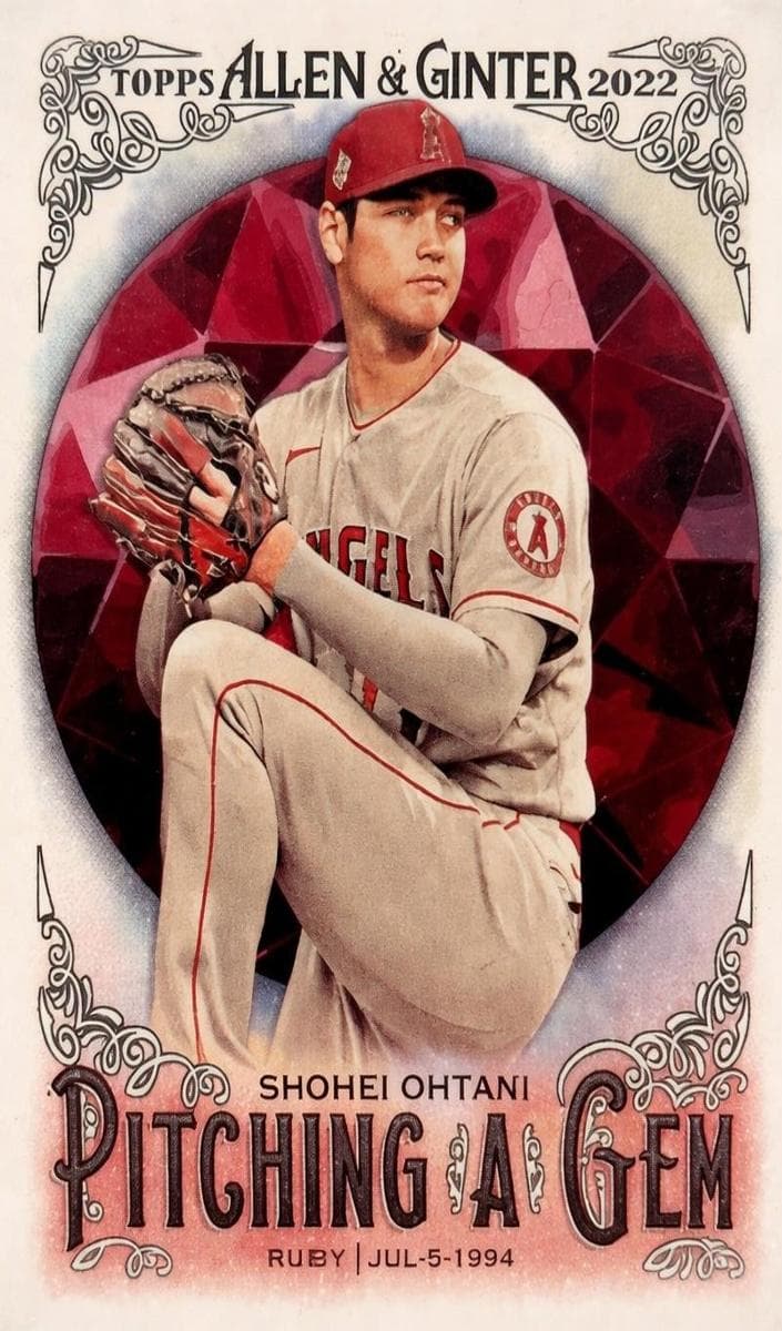 Shohei Ohtani 2022 topps Topps Allen & Ginter