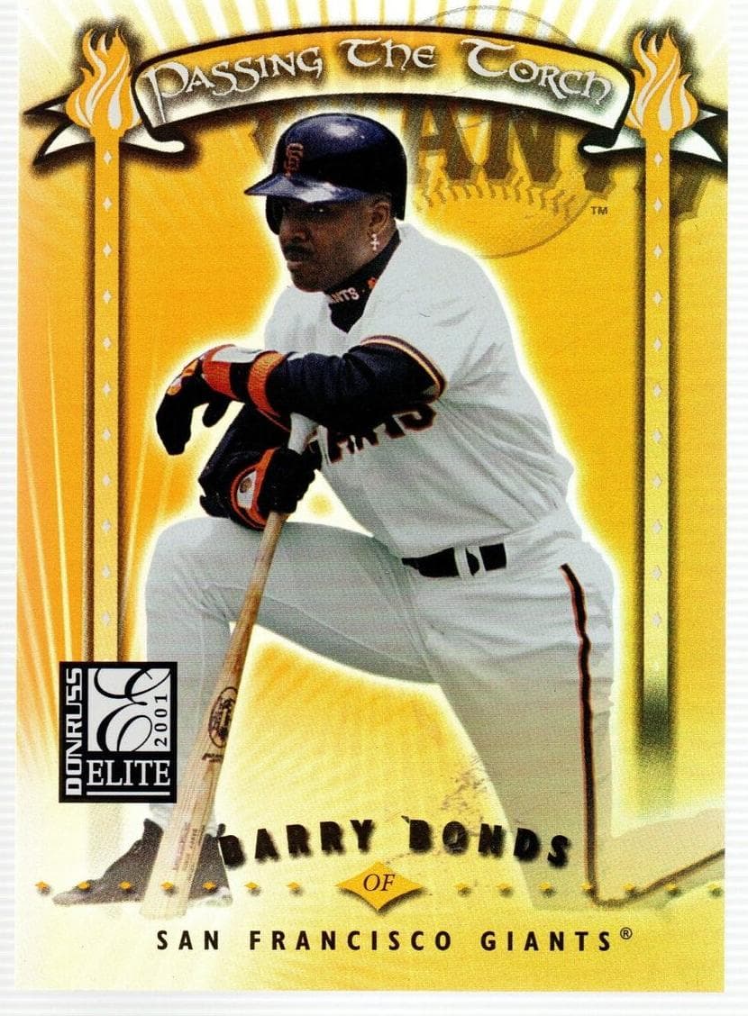 Barry Bonds 2001 panini Donruss Elite