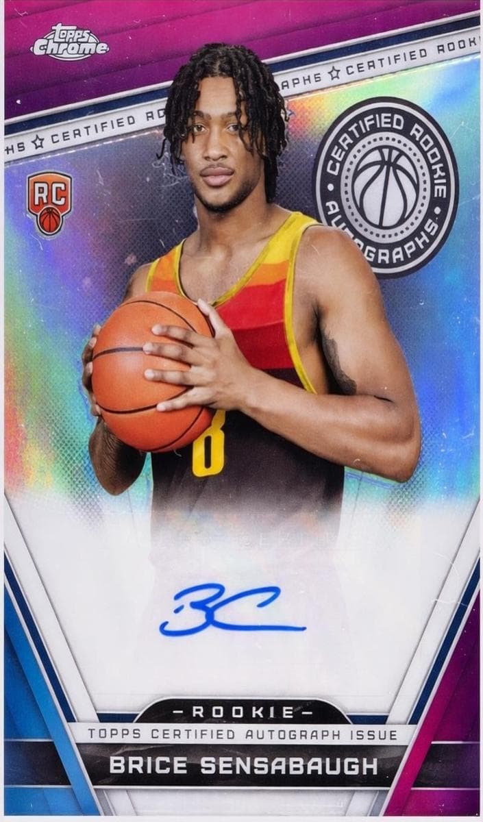Brice Sensabaugh 2023 topps Topps Chrome