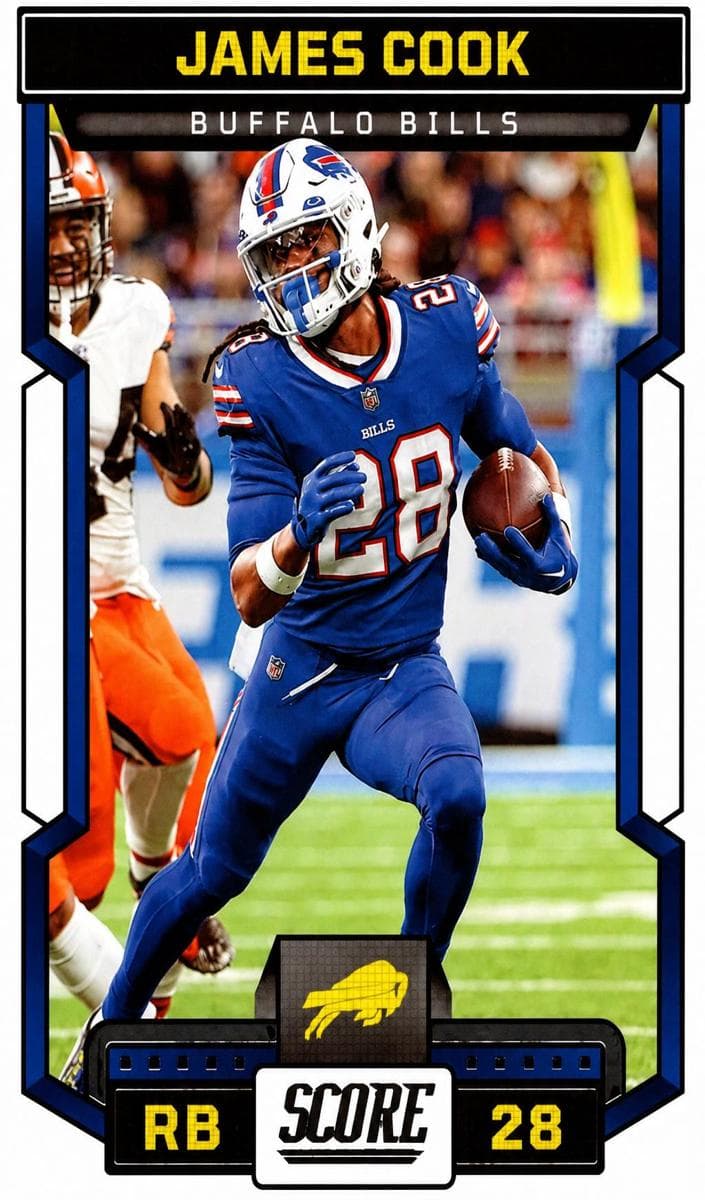 James Cook 2023 panini Score