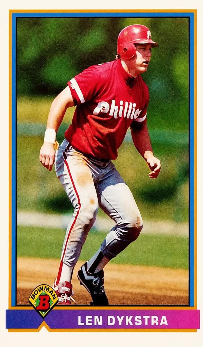 Len Dykstra 1991 bowman Bowman