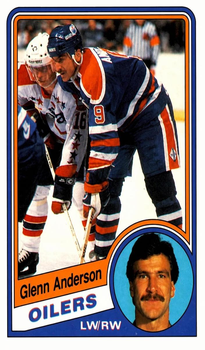 Glenn Anderson 1984 topps O-Pee-Chee