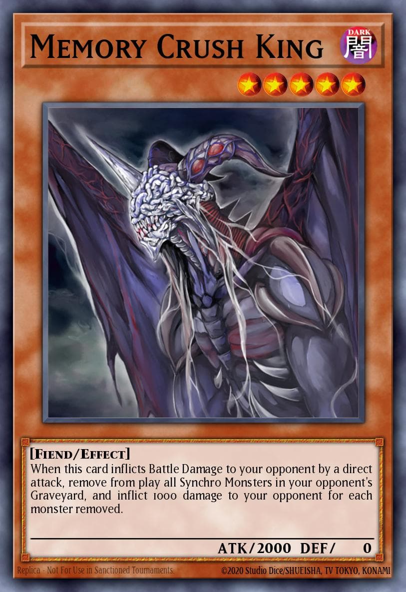 Memory Crush King 2020 Yu-Gi-Oh! The Shining Darkness