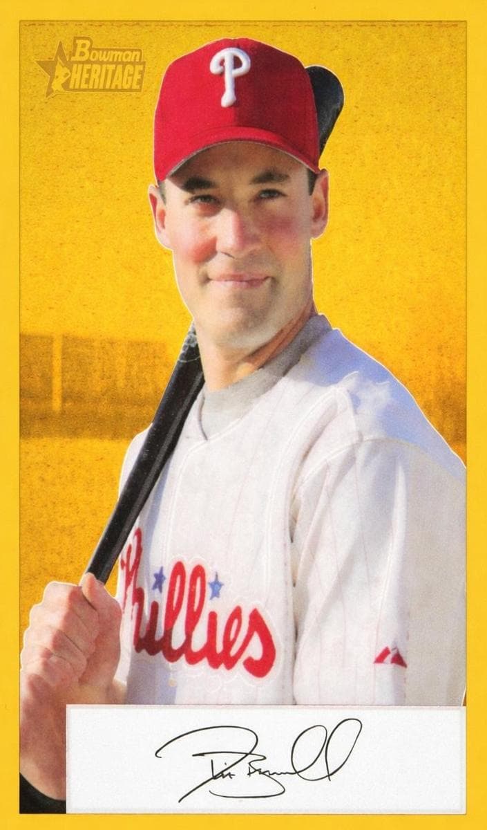 Pat Burrell 2002 bowman Bowman Heritage