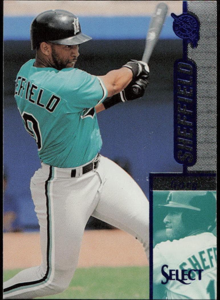 Gary Sheffield 1997 panini Select