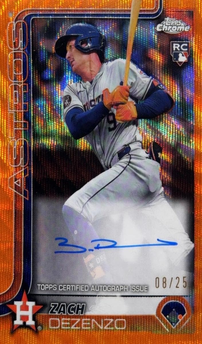 Zach Dezenzo 2025 topps Chrome