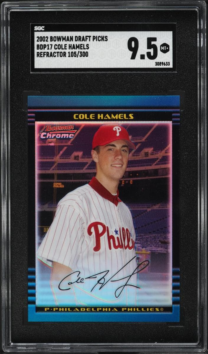 Cole Hamels 2002 bowman Bowman Draft Picks & Prospects