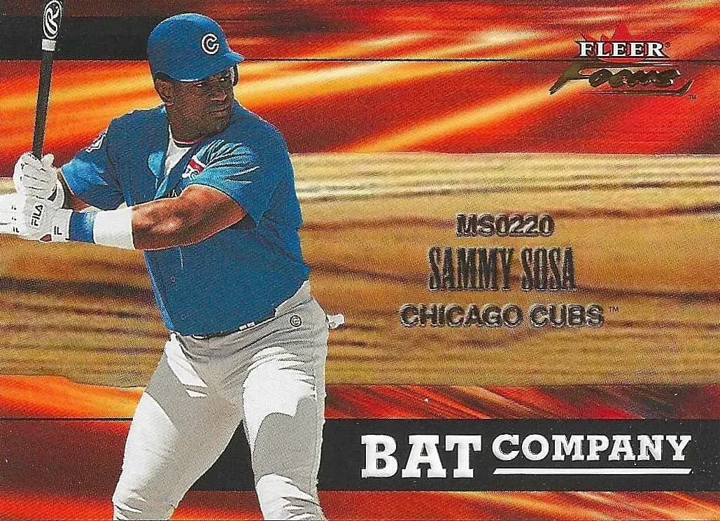 Sammy Sosa 2001 fleer