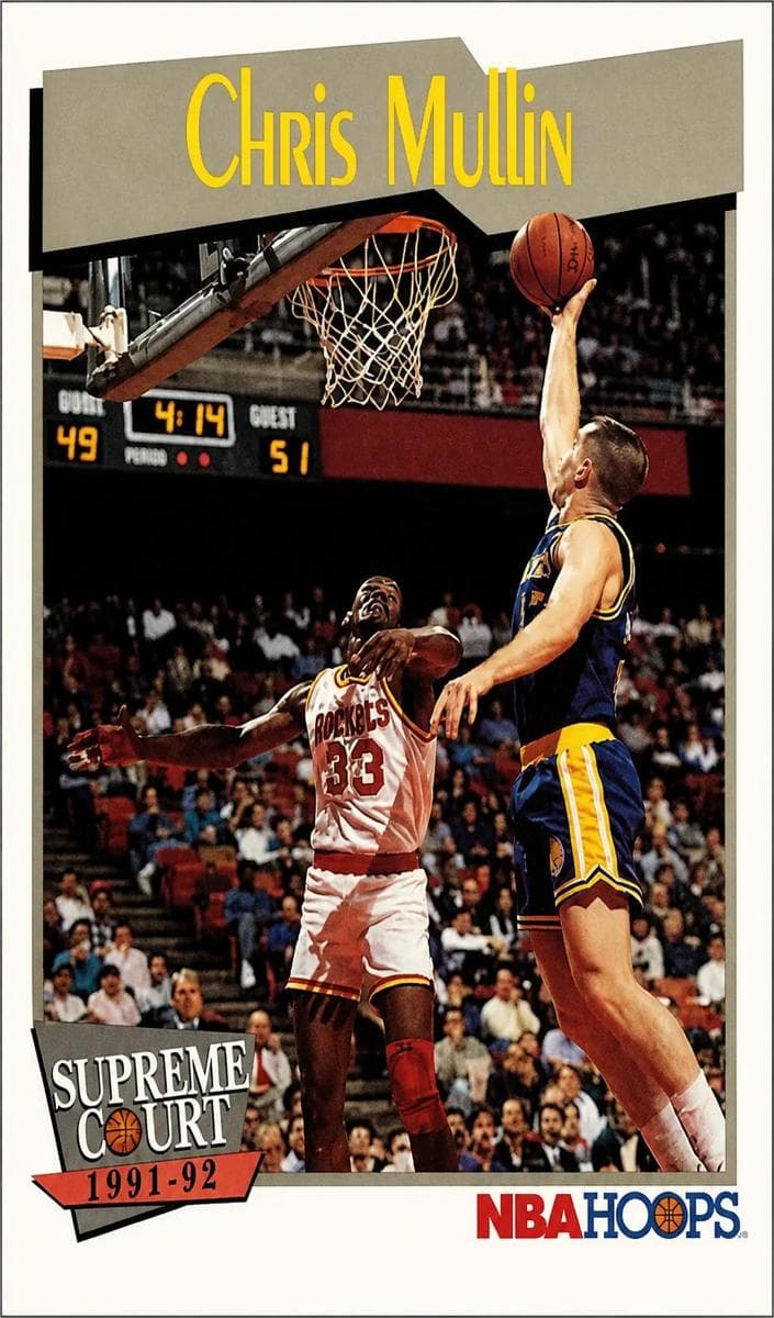 Chris Mullin 1991 panini Hoops