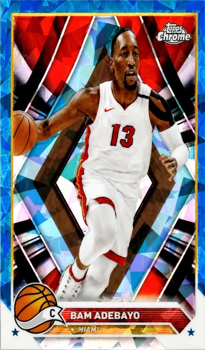 Bam Adebayo 2023 topps Topps Chrome Sapphire Edition