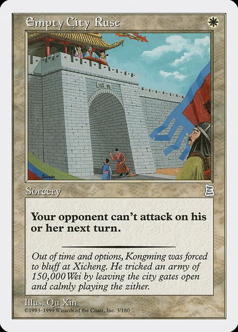 Empty City Ruse 2025 Magic: The Gathering Avatar: The Last Airbender Eternal Borderless