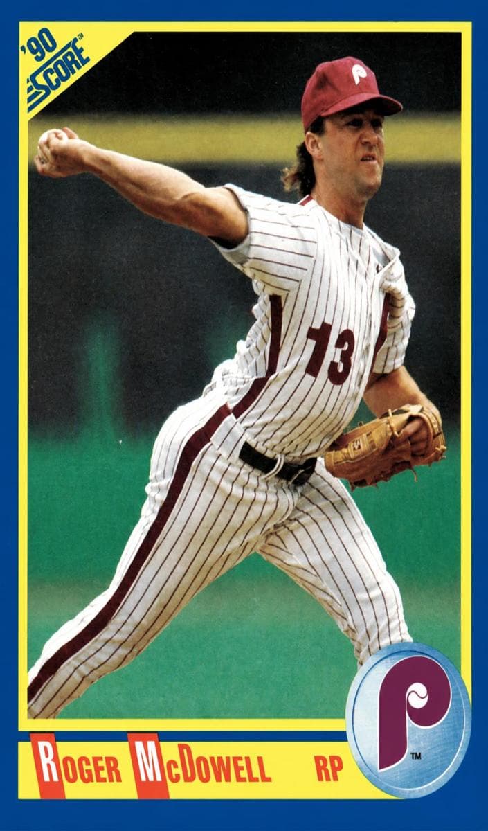 Roger McDowell 1990 panini Score