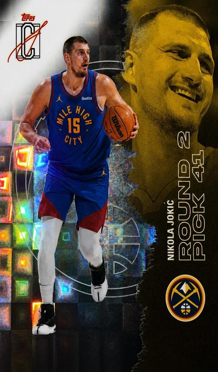 Nikola Jokić 2025 topps Topps Signature Class
