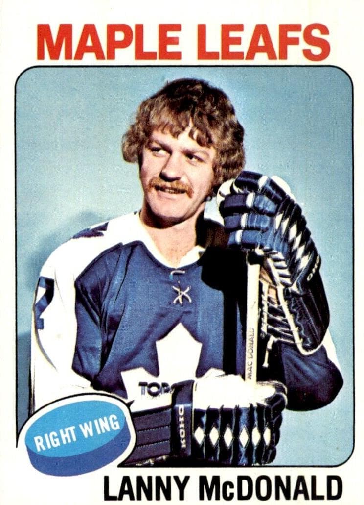 Lanny McDonald 1975 topps Topps