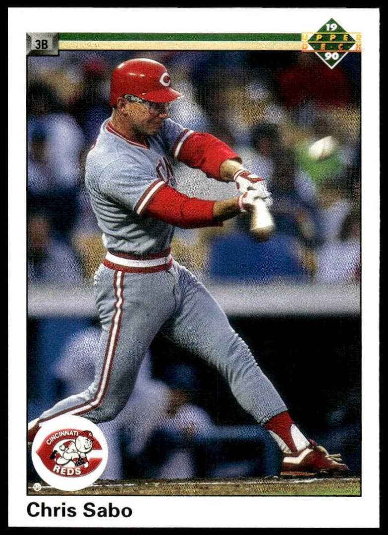 Chris Sabo 1990 upper-deck Upper Deck