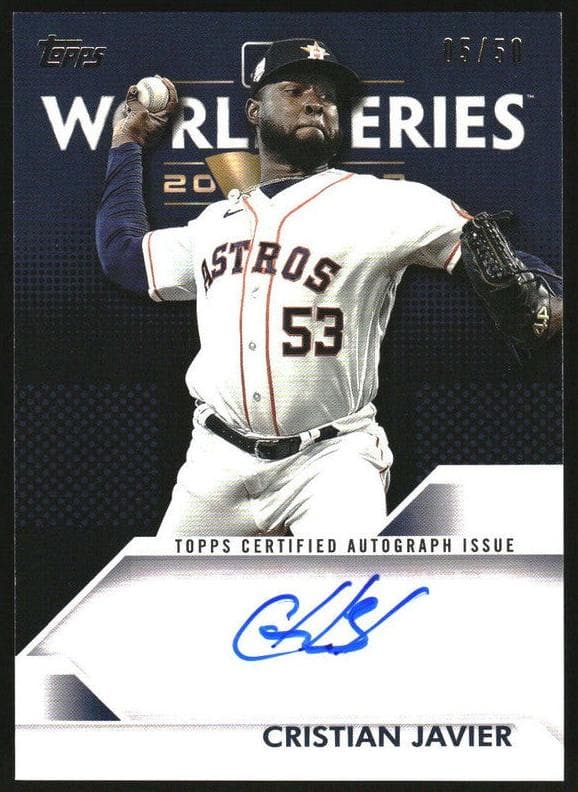 Cristian Javier 2023 topps Topps