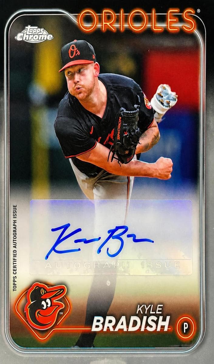 Kyle Bradish trading card