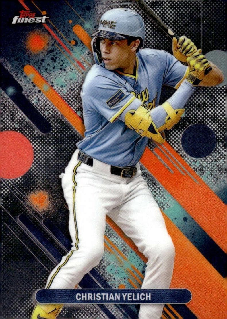 Christian Yelich 2025 topps Topps Finest