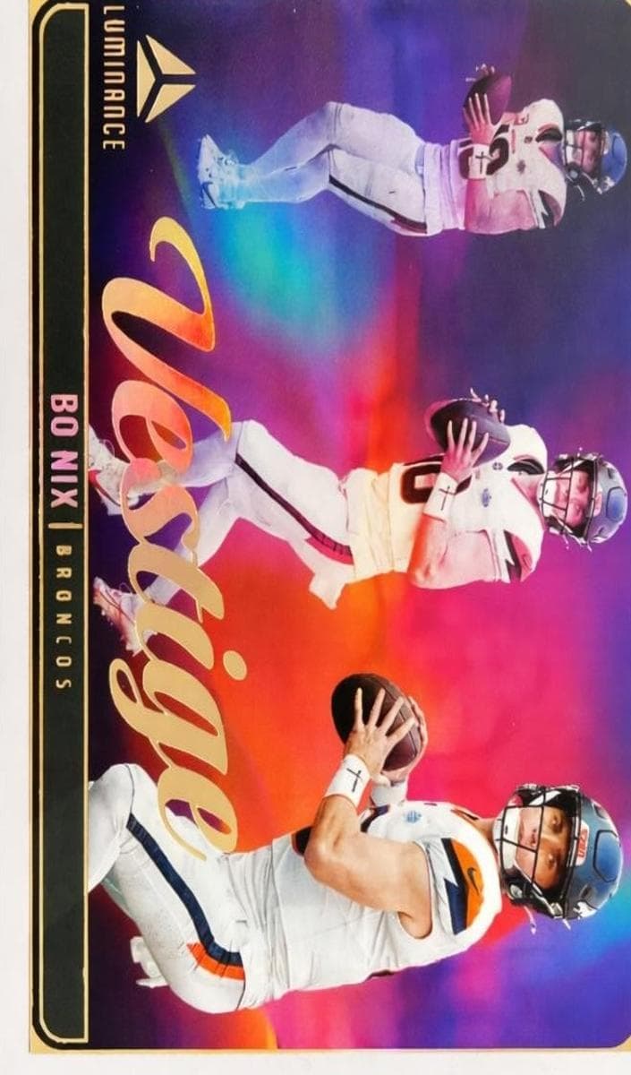 Bo Nix 2025 panini Panini Luminance