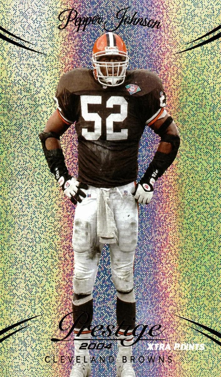 Pepper Johnson trading card